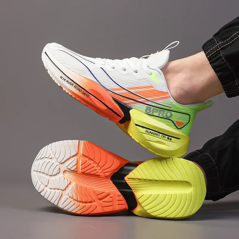 Men's Casual Sneaker Shoes Shock-absorbing Carbon Board Comfortable and Lightweight Running Training Shoes Women's Tennis Shoes