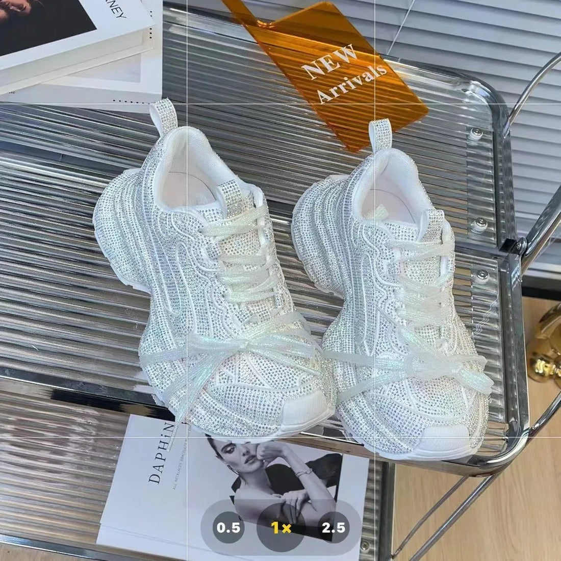 Sneakers Sport Casual Fashionable Customized Design Shoes Footwear Factory Cost Shiny 2024 Women Shoe